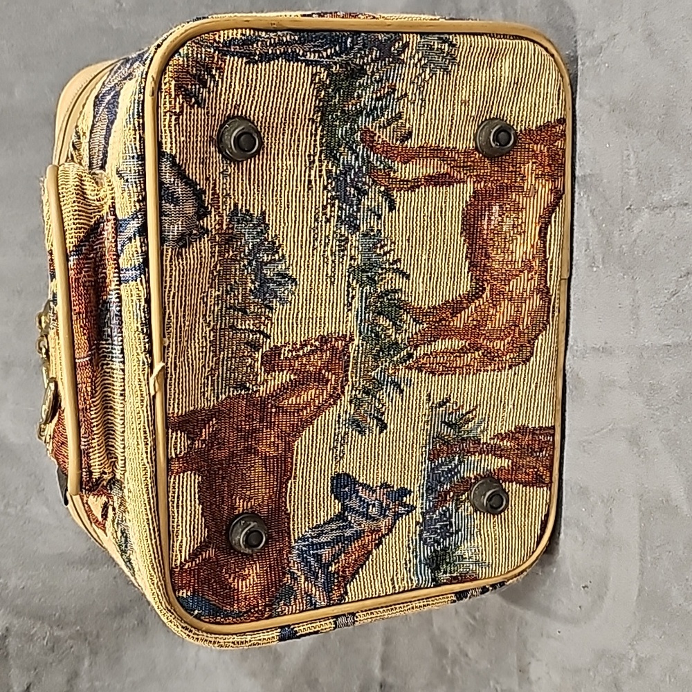 Vintage Makeup Train Equestrian Horses Travel - Picture 4 of 12